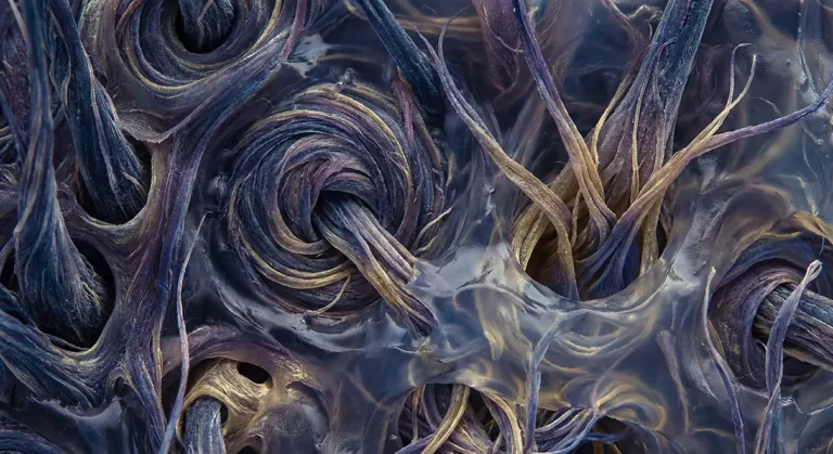 Extreme Close-up of Hair Follicles